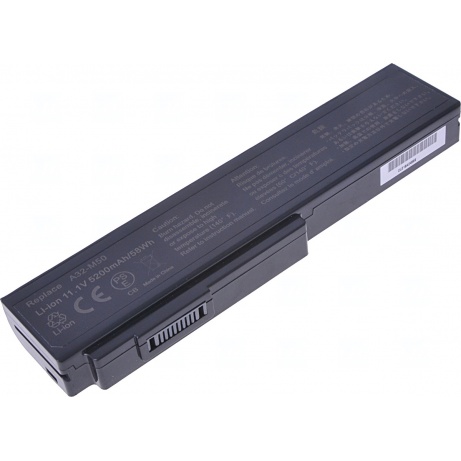 Baterie T6 Power Asus M50, G50, G60, N43, N53, N61, B43, X55, X57, X64, 5200mAh, 58Wh, 6cell