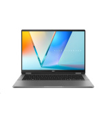 ASUS NTB Vivobook 14 Flip (TP3407SA-OLED003W), Ultra 5-226V, 14" 1920 x 1200, 16GB, 512GB SSD, Intel Arc, W11 Home, Gray
