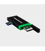 Delkin Cardreader CFexpress Type B & SD UHS-II (Type C to C & Type C to A Cables)