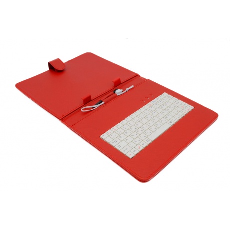 AIREN AiTab Leather Case 3 with USB Keyboard 9,7" RED (CZ/SK/DE/UK/US.. layout)