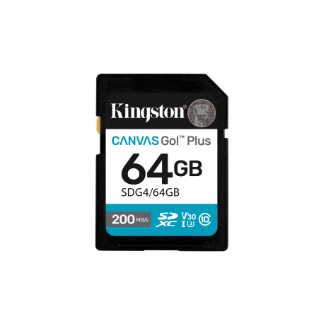 Kingston Canvas Go Plus/SDXC/64GB/UHS-I U3 / Class 10