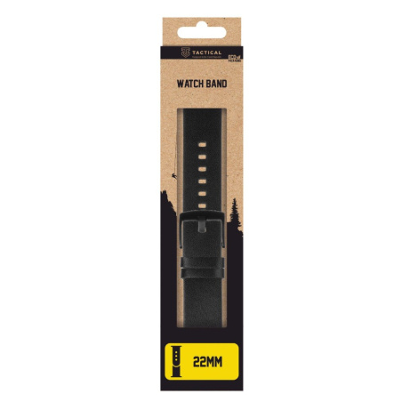 Tactical 307 Kožený Řemínek 22mm Black