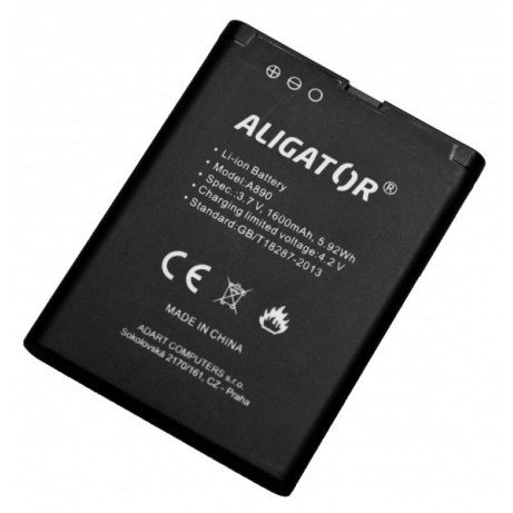 Aligator baterie A890/A900, Li-Ion 1600 mAh