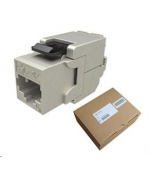 Solarix MULTIPACK 24 ks - 10G keystone CAT6A STP samořezný SXKJ-10G-STP-BK-SA
