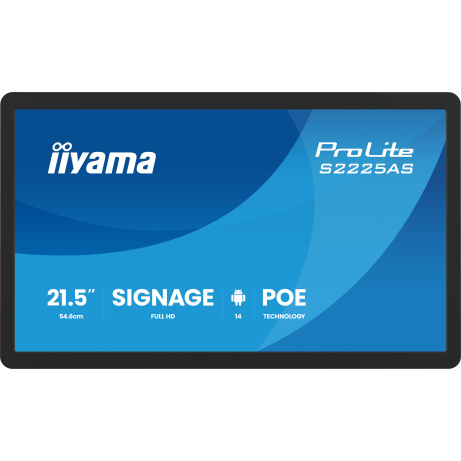 22" iiyama S2225AS-B1P:IPS,FHD,Android