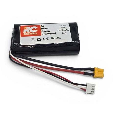 Akumulátor Li-ion 7.4V 3200 mAh konektor XT30