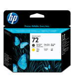 HP 72 Black matte + Yellow DJ Printhead, C9384A