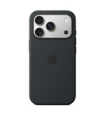 iPhone 17 Pro Silicone Case with MS – Black