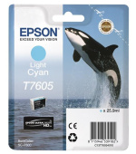 EPSON ink bar ULTRACHROME HD "Kosatka" - Light Cyan - T7605 (25,9 ml)