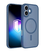 3mk ochranný kryt Misty MagCase Blue pro Apple iPhone 17