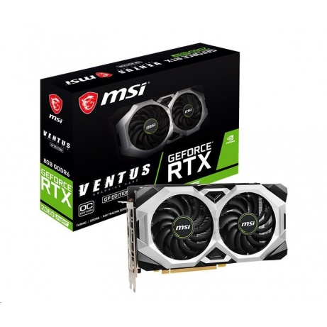Bazar - MSI VGA NVIDIA GeForce RTX 2060 SUPER VENTUS GP OC, 8GB GDDR6,1 xHDMI, 3xDP - repair (bez příslušenství)