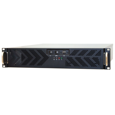 BAZAR - CHIEFTEC skříň Rackmount 2U ATX, UNC-210T-B-U3, 400W, Black, USB 3.0, poškozený obal