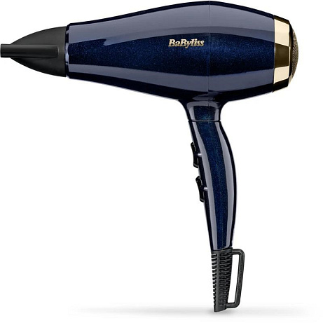 BaByliss 5911E Black Onyx fén, regulace rychlosti a teploty, funkce chladného vzduchu, ergonomická rukojeť