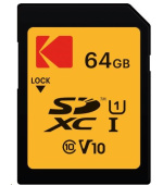 Kodak paměťová SD karta 64GB UHS-I U1 V10 Premium
