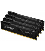 KINGSTON DIMM DDR4 128GB (Kit of 4) 3600MT/s CL18 FURY Beast Černá