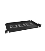 Police 19" 250mm ukládací plato BK úchyt vpředu