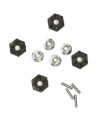 12mm HEX unašeče (4ks) + pojistná matice (4ks) - 15-ZJ07, 15-WJ02