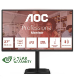 AOC MT 27" 27E4U - 1920x1080,IPS,120Hz,1xVGA,1xHDMI,1xDP,USBhub,Repro,Pivot
