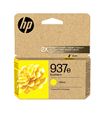 HP 937e EvoMore Yellow Original Ink Cartridge (1,650 pages)