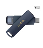 SanDisk Flash Disk 256GB Phone Drive USB-C, pro Iphone, modrá