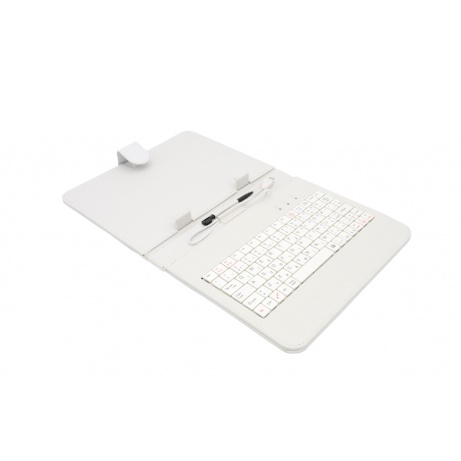 AAIREN AiTab Leather Case 2 with USB Keyboard 8" WHITE (CZ/SK/DE/UK/US.. layout)