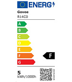 Govee Smart žárovka ST64 RGBWW 5W-40W 500lm E27 Long Life, Matter