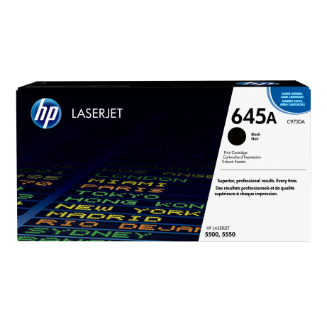 HP 645A Black LJ Toner Cart, C9730A (13,000 pages)