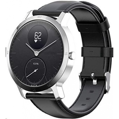 withings steel hr leather strap