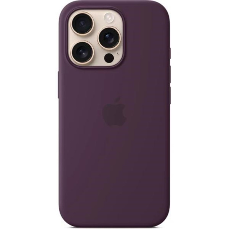 APPLE iPhone 16 Pro Silicone Case with MagSafe - Plum