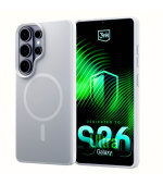3mk ochranný kryt Smoke MagCase White pro Samsung Galaxy S26 Ultra