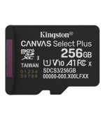 Kingston MicroSDXC karta 256GB Canvas Select Plus, U1, V10, A1