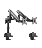 Dvouramenný stolní držák na 2 monitory Fiber Mounts M8C12