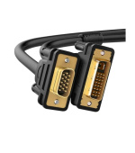 WG Video kabel propojovací VGA (male;D-Sub DE-15) to DVI-I Dual link (male) / 1,5m / black