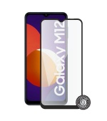 Screenshield SAMSUNG M127 Galaxy M12 (full COVER black) Tempered Glass protection