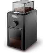 DeLonghi KG79 mlýnek na kávu, 110 W, 16 stupňů nastavení hrubosti, kontrolka, ocelové kameny, bezpečnostní systém, černý