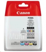 Canon CARTRIDGE CLI-581 BK/C/M/Y 4 x 5,6ml PHOTO VALUE pro TS615x, TS6250, TS705, TS825x, TS915x