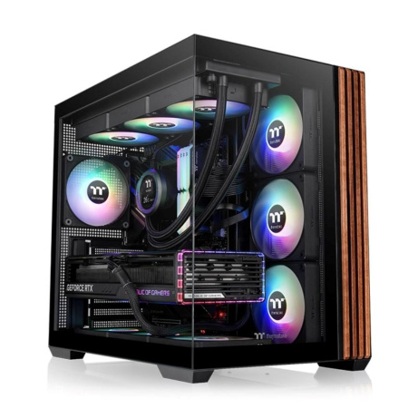 THERMALTAKE Case View 380 WS ARGB, Průhledná bočnice, černá