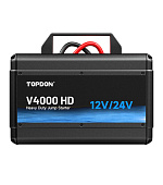 TOPDON Car Jump Starter V4000 HD/3000A (24V)/4000A (12V)/24000mAh/16l benzín/16l diesel/LED světlo |