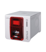 Evolis Zenius Expert, single sided, 12 dots/mm (300 dpi), USB, Ethernet, contactless, red