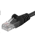 PremiumCord Patch kabel UTP RJ45-RJ45 CAT6 1m černá