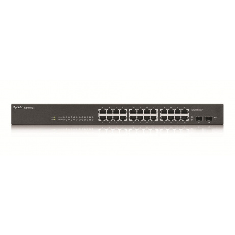 ZYXEL 24xGb 2xSFP fanless rack web sw.GS1900-24 v2