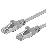 Premiumcord Patch kabel CAT 6a S-FTP,RJ45-RJ45,LSOH, AWG 26/7 0,25m šedá
