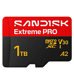 SanDisk micro SDXC Extreme PRO 1TB UHS-I U3 (250R/170W MB/s, UHS-I U3 V30) + adaptér