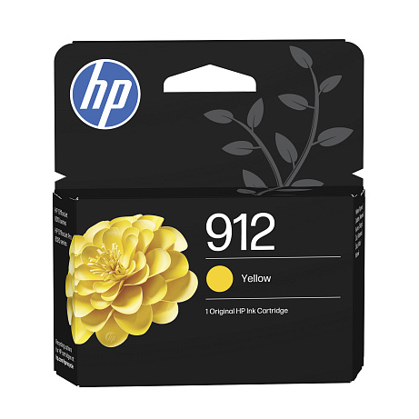HP 912 Yellow Original Ink Cartridge (315 pages)