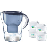 Brita Marella XL filtrační konvice, modrá + 4 filtrační patrony