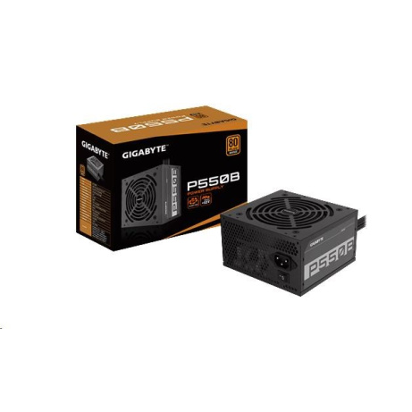BAZAR - GIGABYTE zdroj P550B, 550W, 80plus bronze, 12 cm fan - Po opravě (Náhradní krabice)