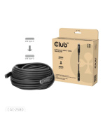 Club3D Kabel USB-C, 10 Gbps, 4K120Hz, 8K60Hz, 60W, Bi-directional, 15m, černá