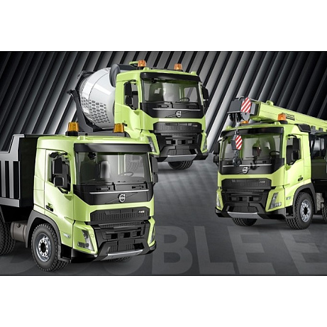 Výhodný set 3 RC modelů VOLVO FMX Construction