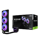 ASROCK Vodní chladič Pro 360 ARGB, 3x120mm, LGA1851, AM5, černá