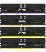 KINGSTON DIMM DDR5 64GB (Kit of 4) 6000MT/s CL32 FURY Renegade Pro ECC Reg PnP